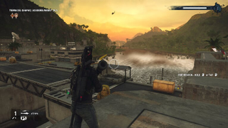 What is going on with the water back there?